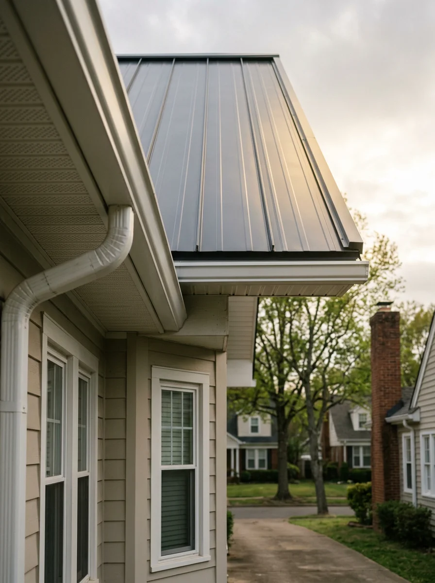 Metal roof installation on a Pulaski County home, hail-resistant roofing for storm protection